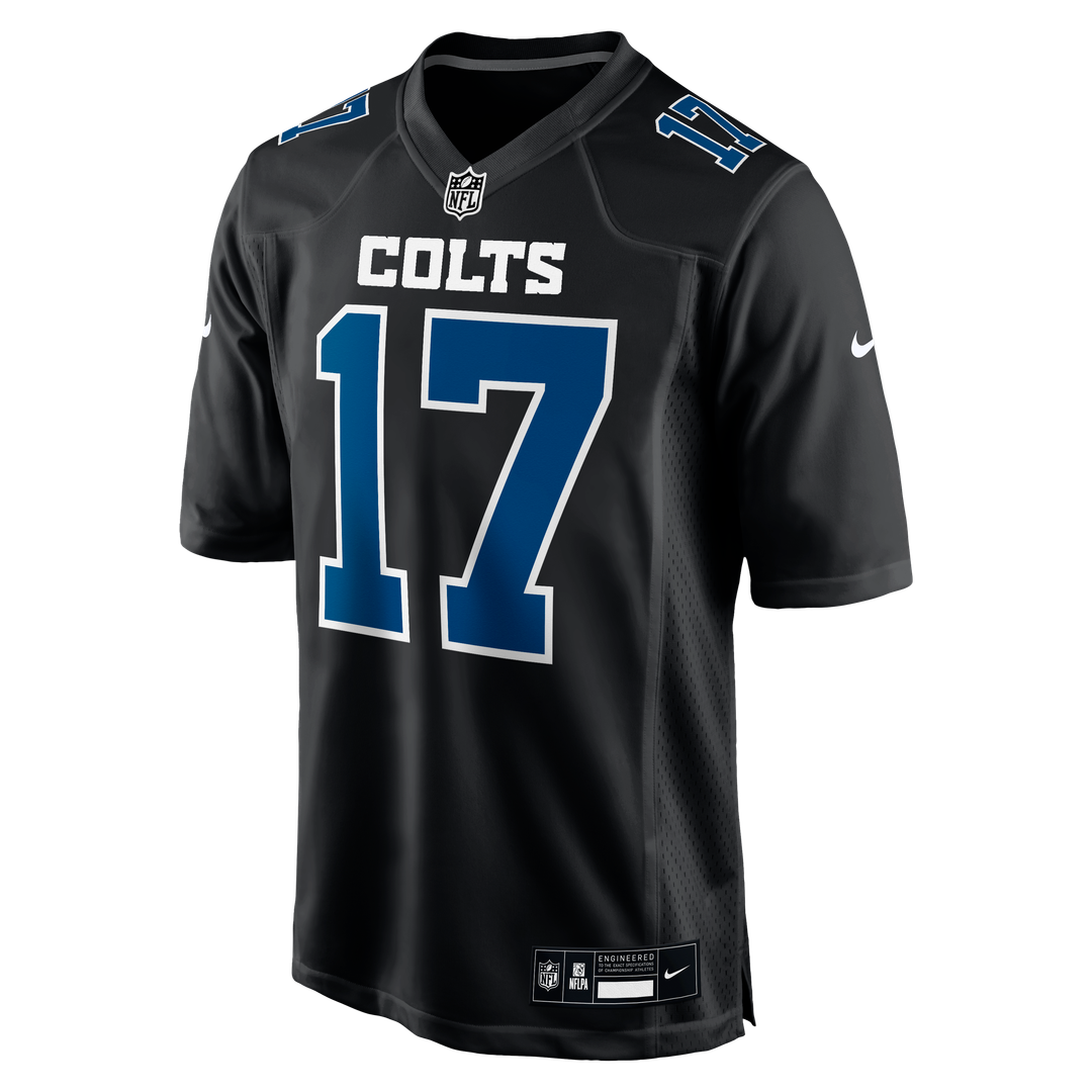 Indianapolis Colts Daniel Jones Nike Carbon Black Fashion Game Jersey