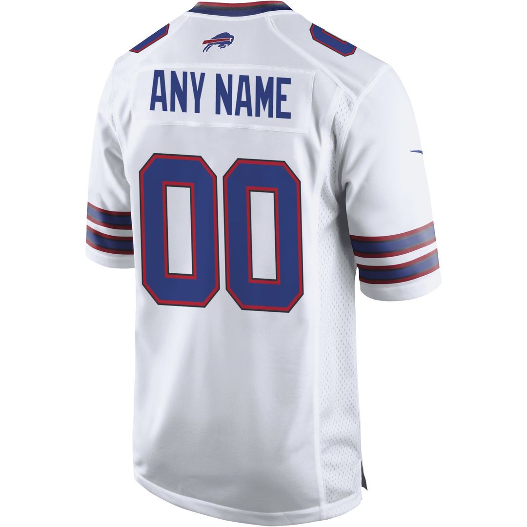 Buffalo Bills Nike White Custom Game Jersey