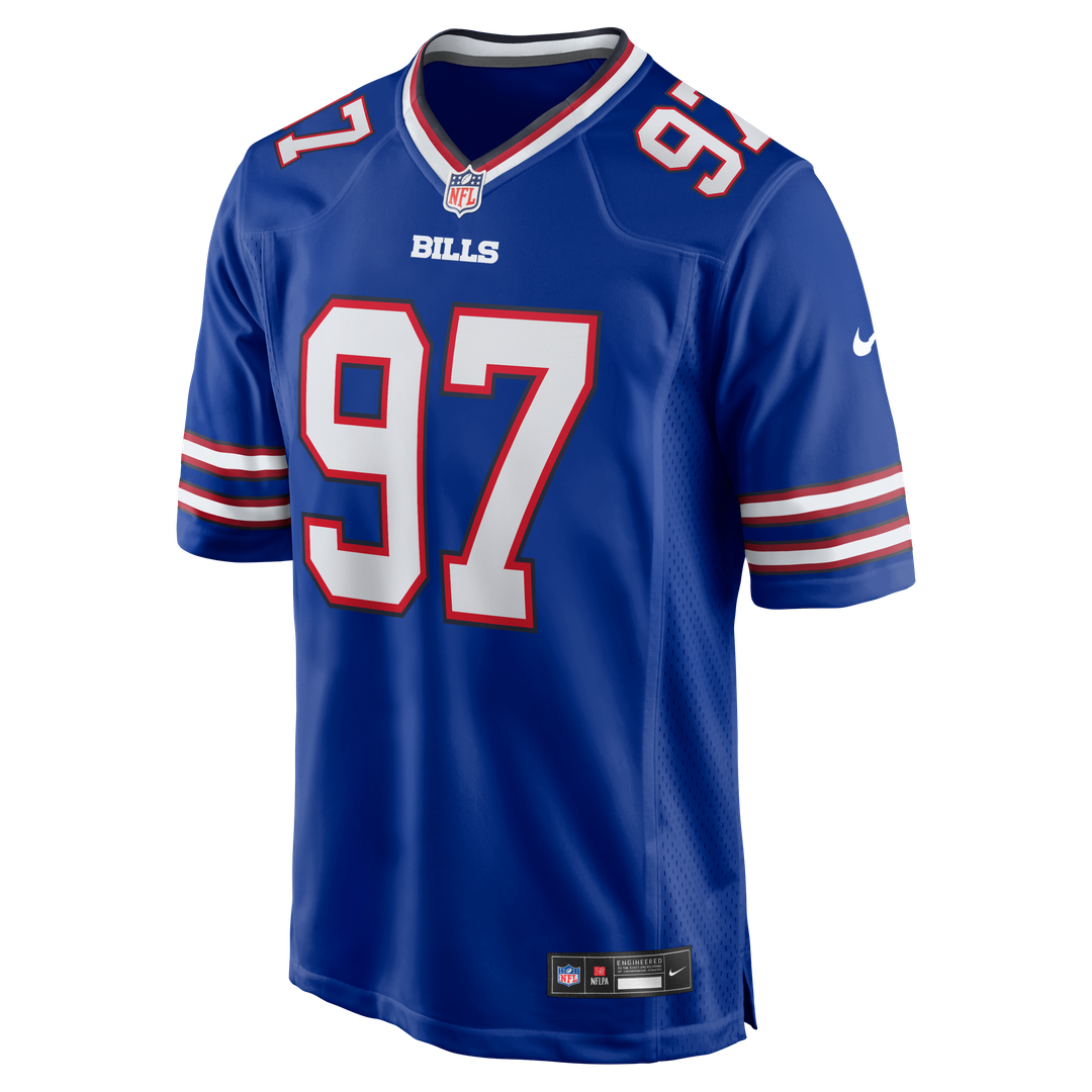 Buffalo Bills Zion Logue Nike Royal Team Game Jersey