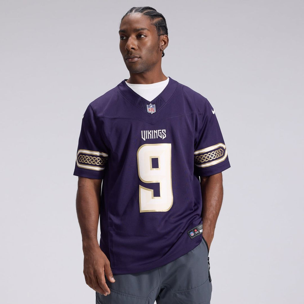 Minnesota Vikings J.J. McCarthy Nike Purple 2026 Rivalries Collection Stitched Limited Jersey