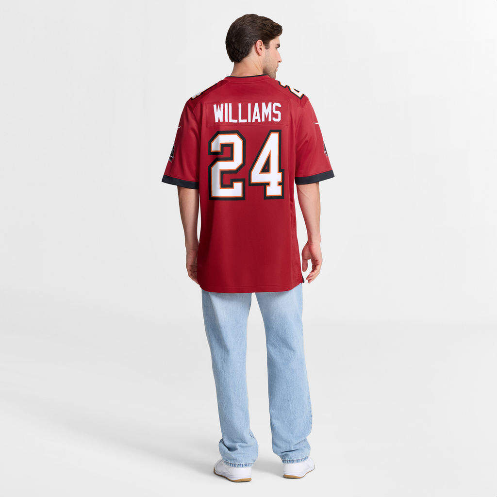 Tampa Bay Buccaneers Cadillac Williams Nike Red Game Retired Player Jersey