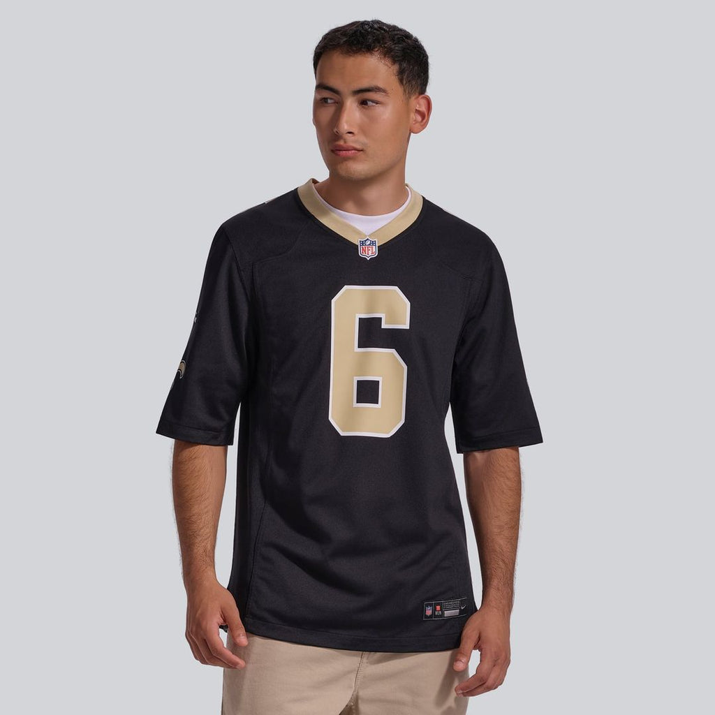 New Orleans Saints Tyler Shough Nike White Game Player Jersey