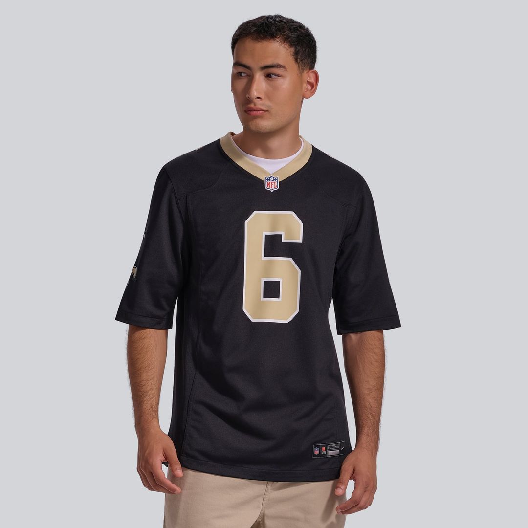 New Orleans Saints Tyler Shough Nike White Game Player Jersey