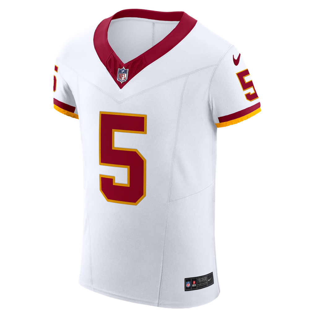 Washington Commanders Jayden Daniels Nike White Alternate 2 Super Bowl Era Vapor F.U.S.E. Elite Jersey