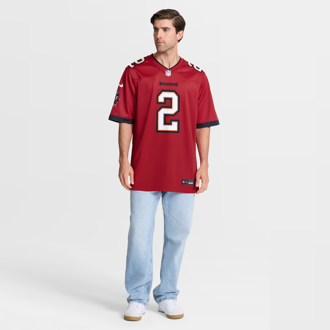 Tampa Bay Buccaneers Emeka Egbuka Nike Red Team Game Jersey