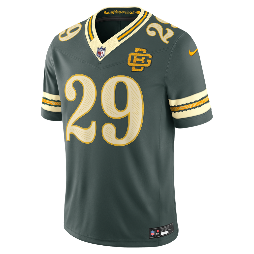 Green Bay Packers Xavier McKinney Nike Green 2026 Rivalries Collection Stitched Limited Jersey