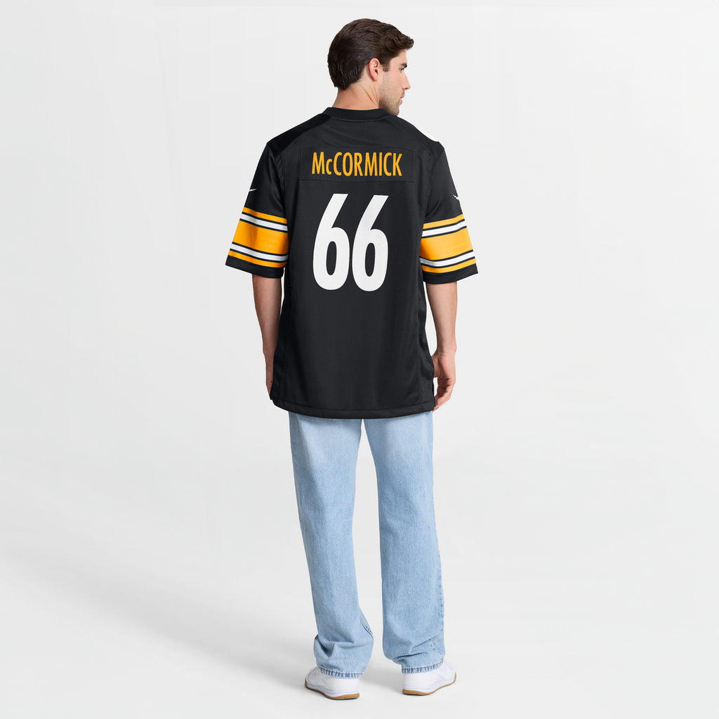 Pittsburgh Steelers Mason McCormick Nike Black Game Jersey