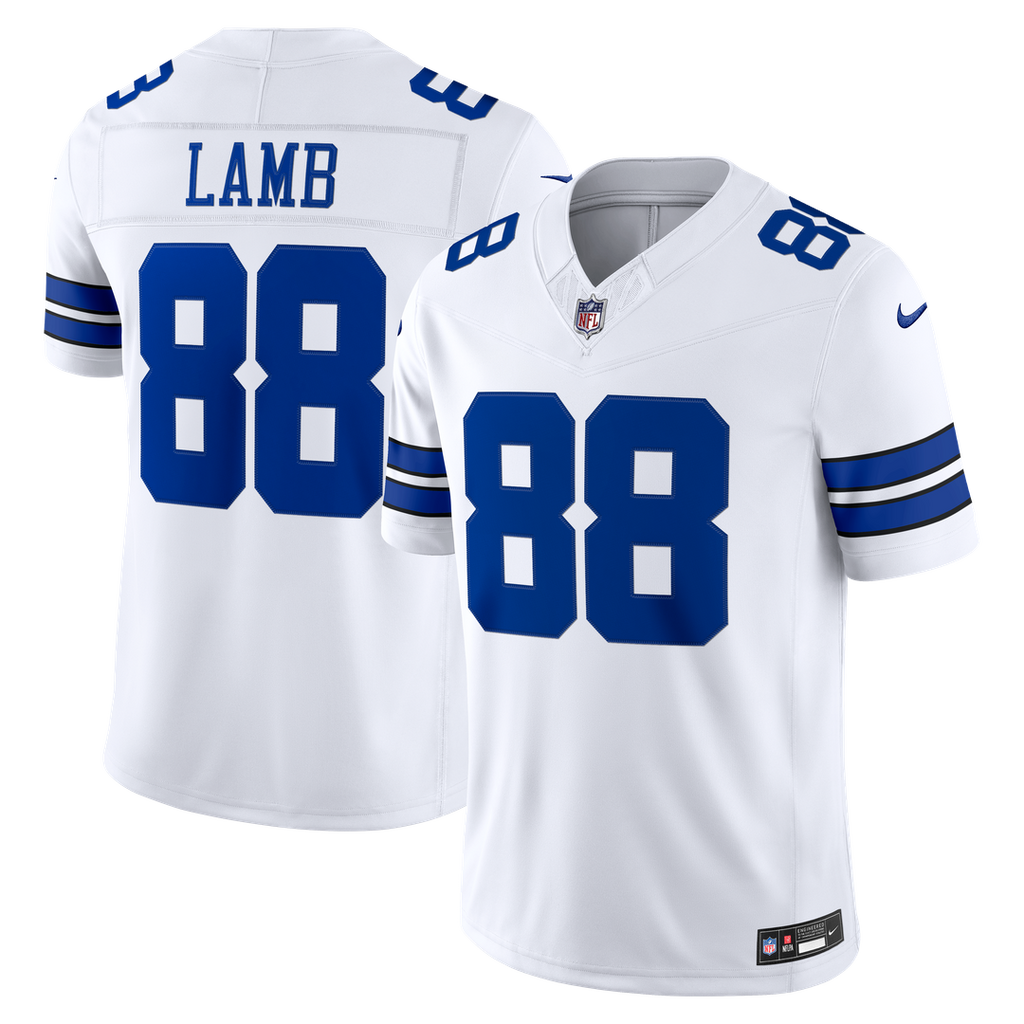 Dallas Cowboys CeeDee Lamb Nike White Vapor F.U.S.E. Stitched Limited Jersey