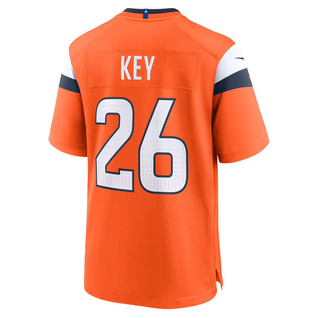Denver Broncos Devon Key Nike Orange Team Game Jersey