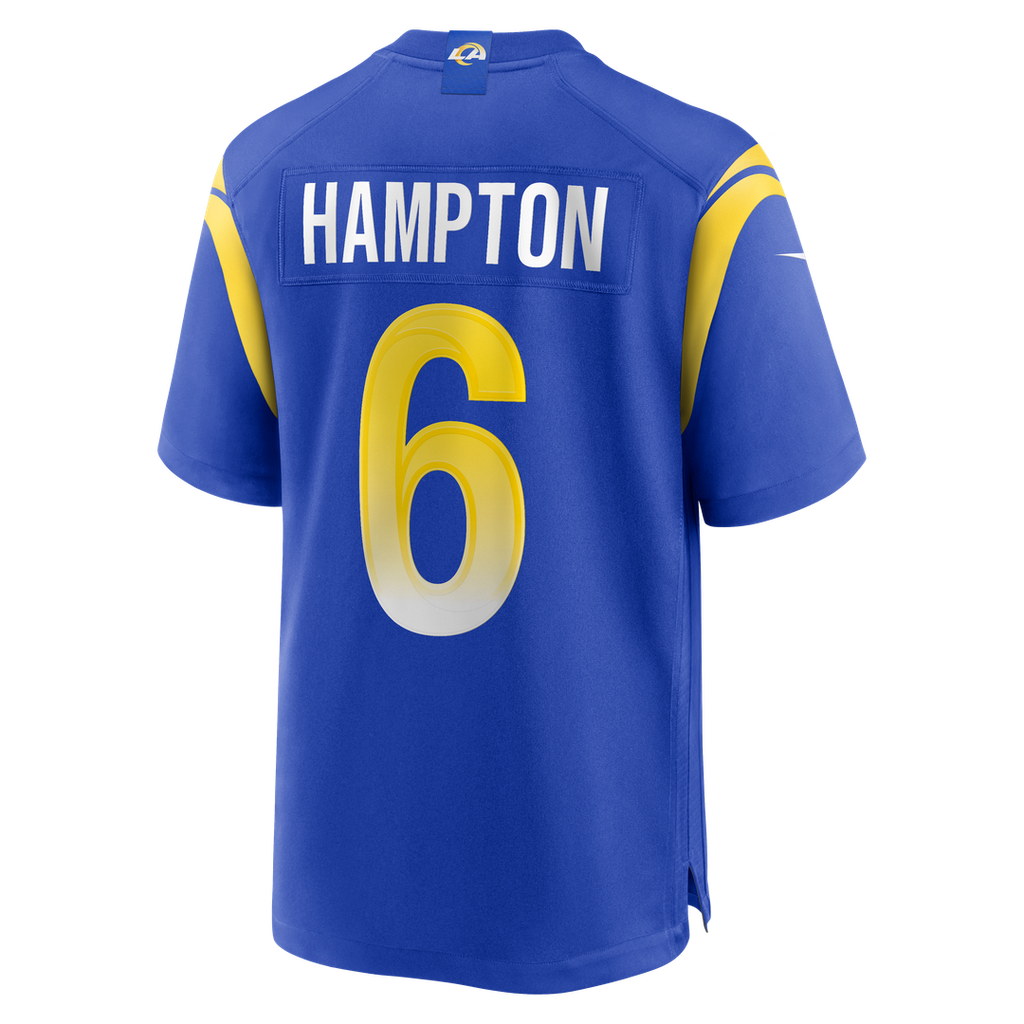 Los Angeles Rams Nick Hampton Nike Royal Team Game Jersey