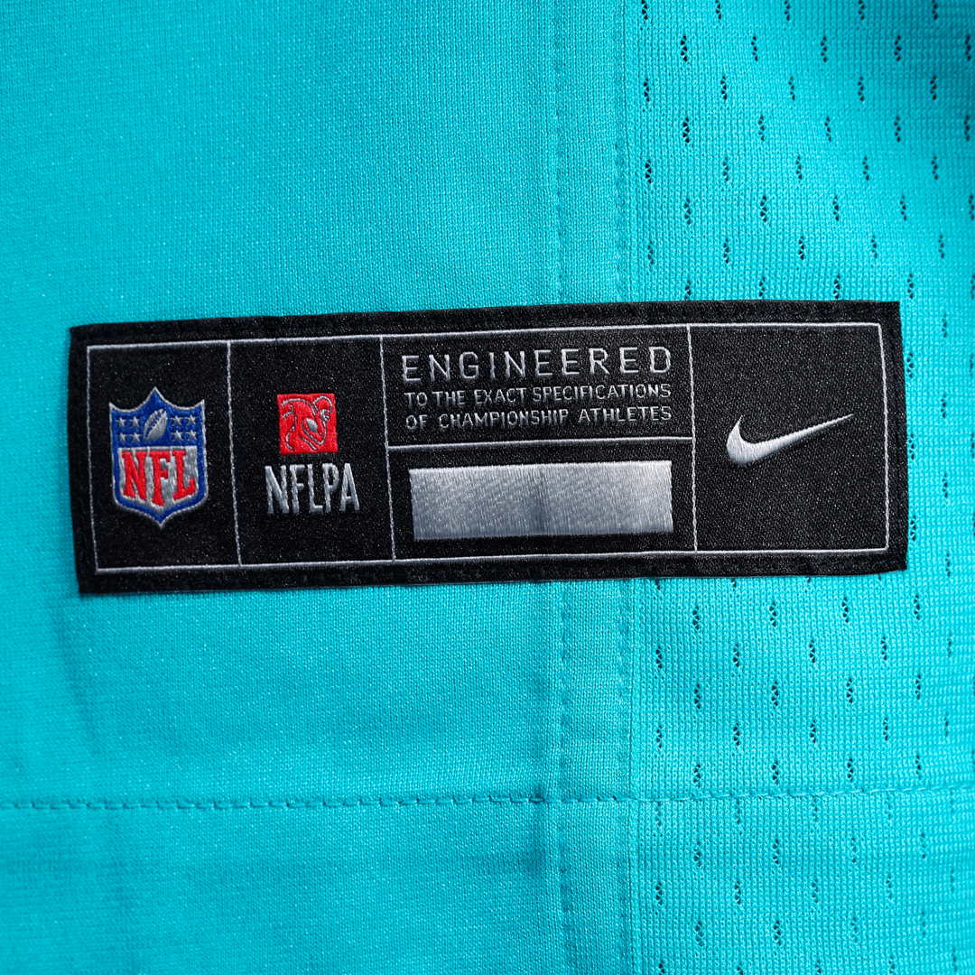 Miami Dolphins Number 1 Dad Nike Aqua Game Jersey