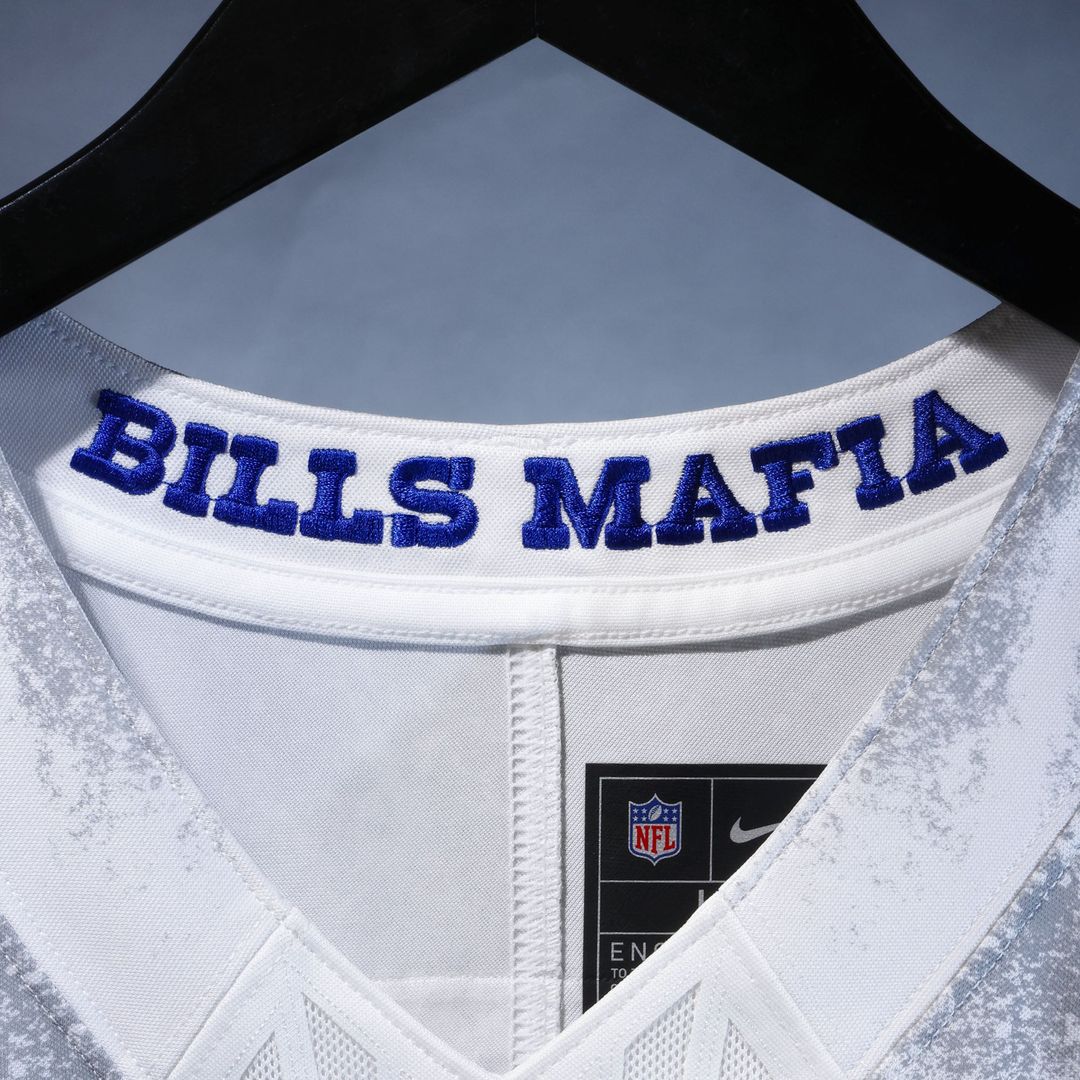Buffalo Bills Keon Coleman Nike White Rivalries Collection Stitched Limited Jersey