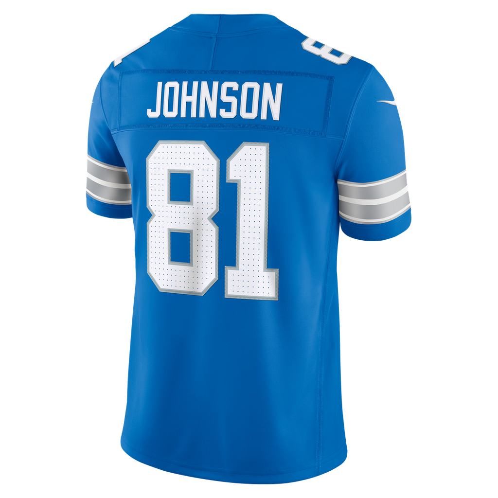 Detroit Lions Calvin Johnson Nike Blue Vapor F.U.S.E. Stitched Retired Limited Jersey