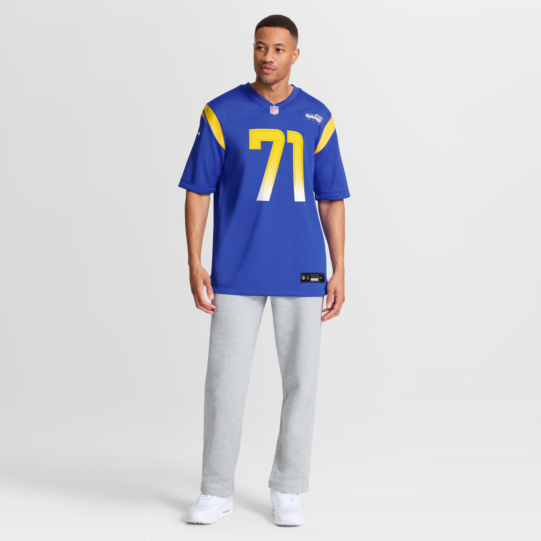 Los Angeles Rams Warren McClendon Jr. Nike Royal Team Game Jersey