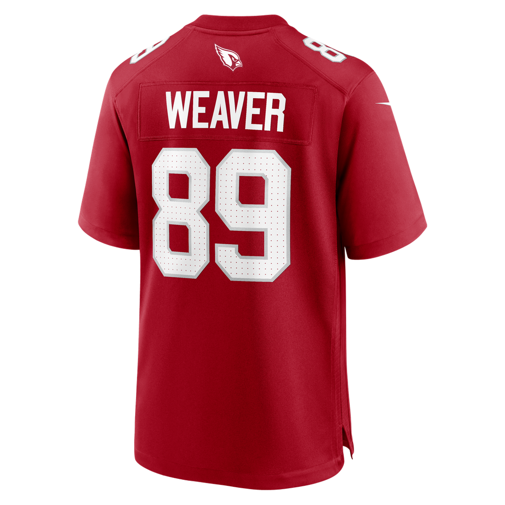 Arizona Cardinals Xavier Weaver Nike Cardinal Team Game Jersey