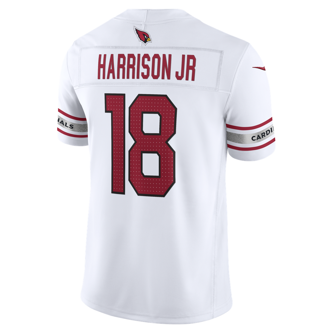 Arizona Cardinals Marvin Harrison Jr. Nike White Vapor F.U.S.E. Stitched Limited Jersey