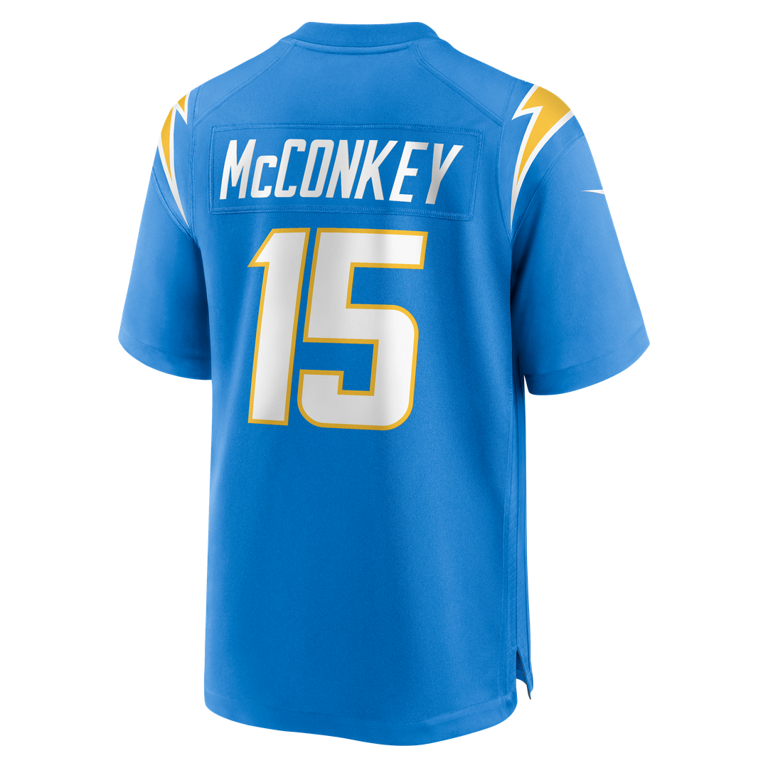 Los Angeles Chargers Ladd McConkey Nike Powder Blue Player Game Jersey