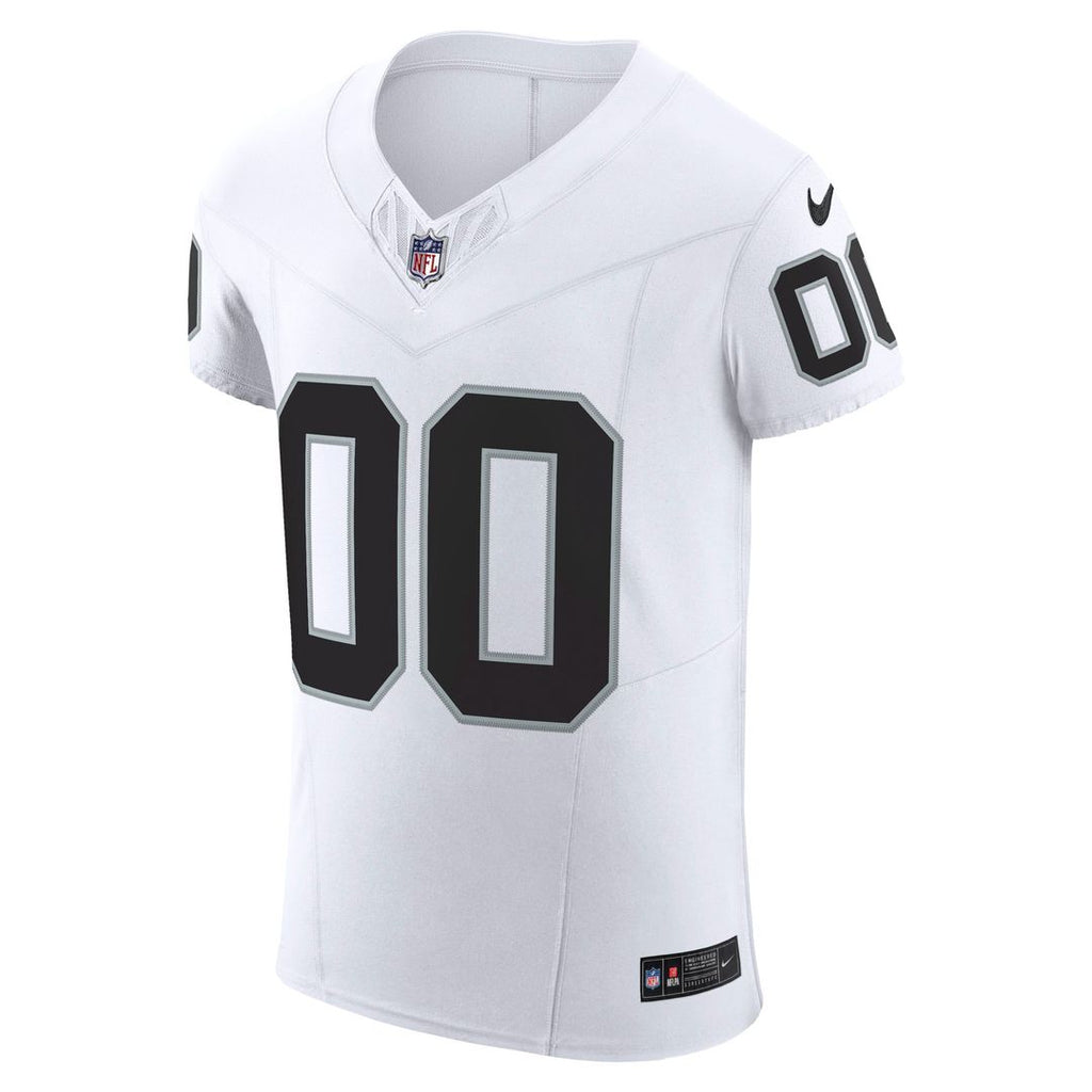 Las Vegas Raiders Nike White Vapor F.U.S.E. Elite Custom Jersey