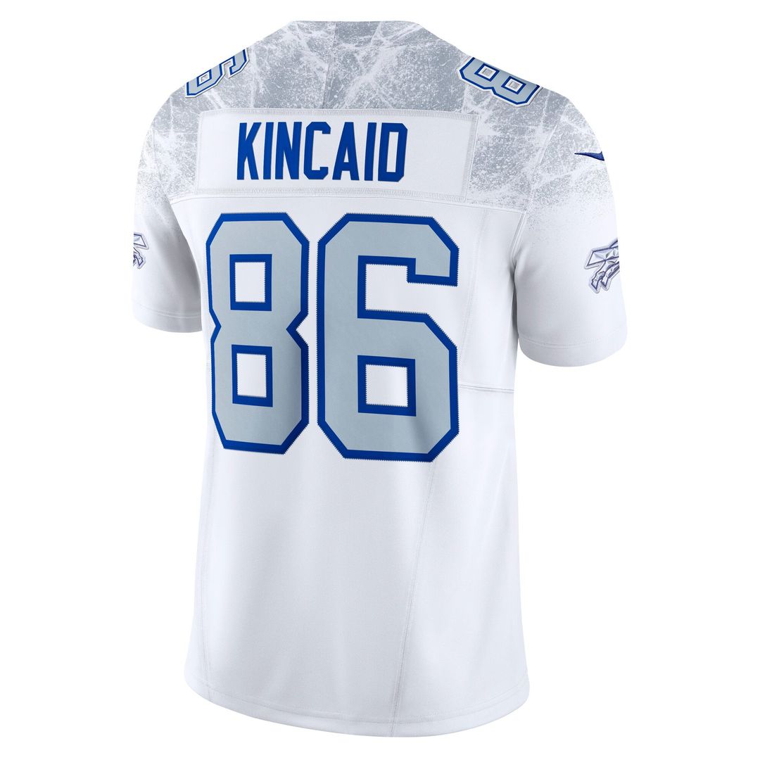 Buffalo Bills Dalton Kincaid Nike White Rivalries Collection Stitched Limited Jersey