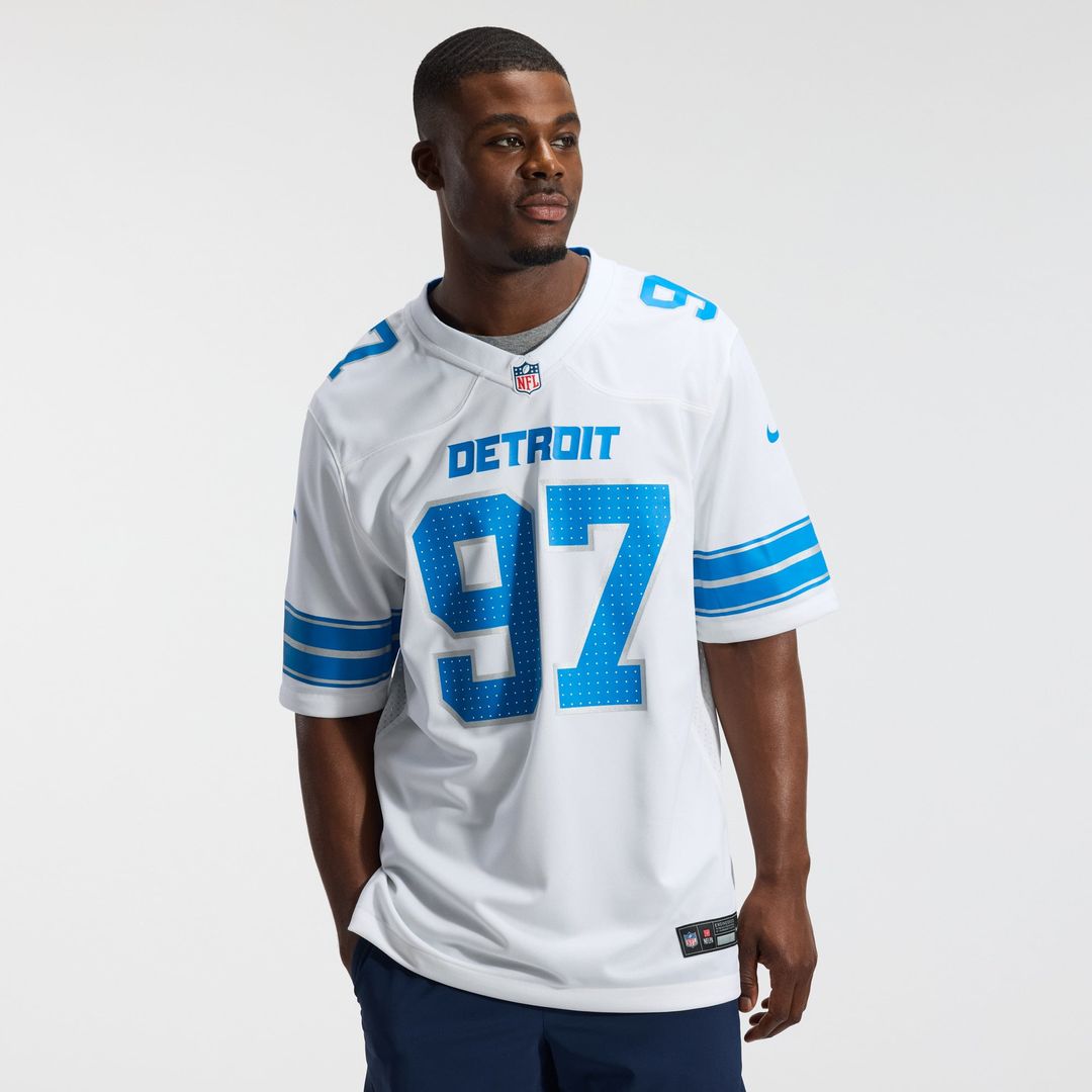 Detroit Lions Aidan Hutchinson Nike Black 2nd Alternate Game Jersey