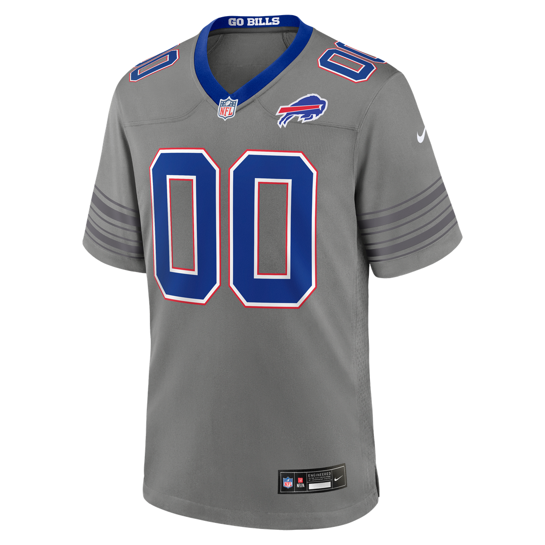 Buffalo Bills Nike Gray Nickel City Custom Game Jersey