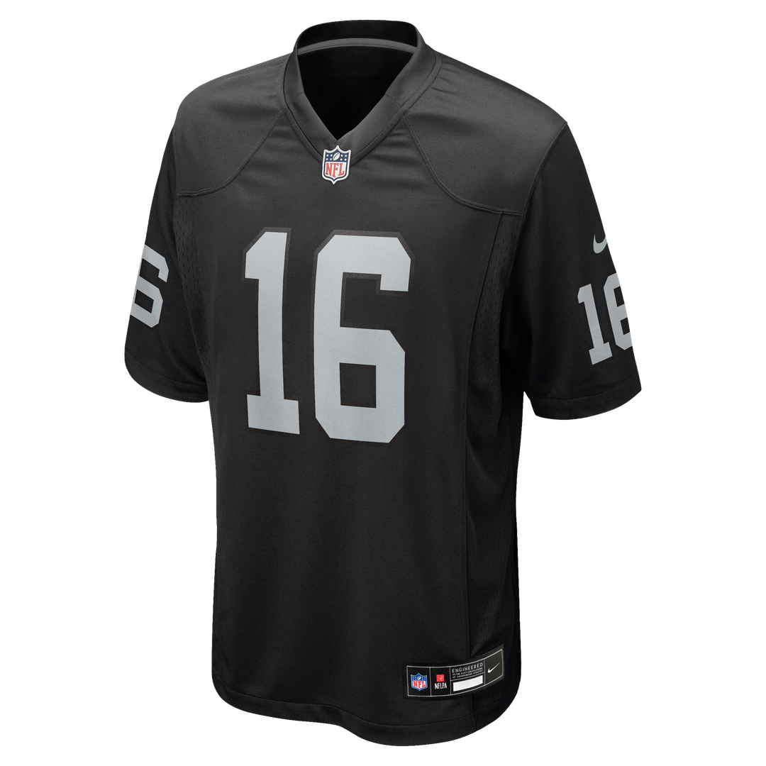 Las Vegas Raiders Jim Plunkett Nike Black Game Retired Player Jersey