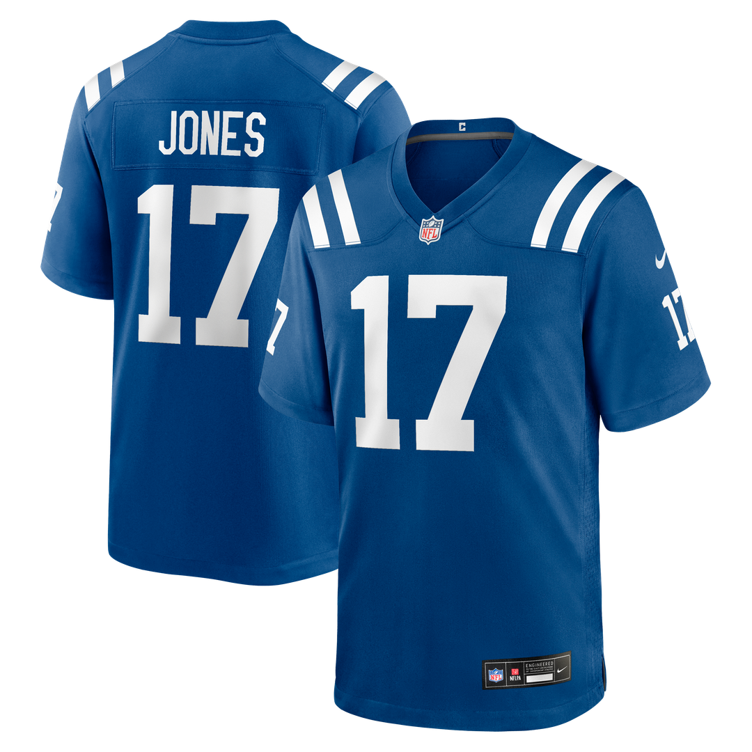 Indianapolis Colts Daniel Jones Nike Royal Team Game Jersey