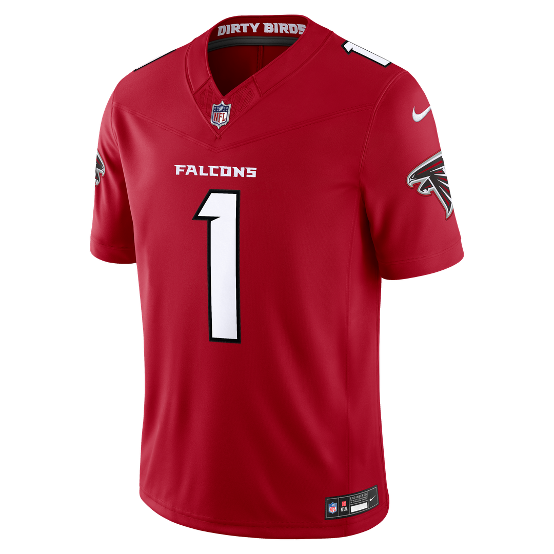 Atlanta Falcons Dirty Birds Nike Red Team Vapor F.U.S.E. Stitched Limited Jersey