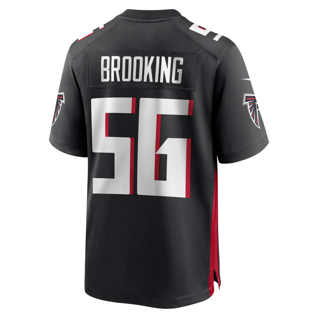 Atlanta Falcons Keith Brooking Nike Black Game Retired Player Jersey