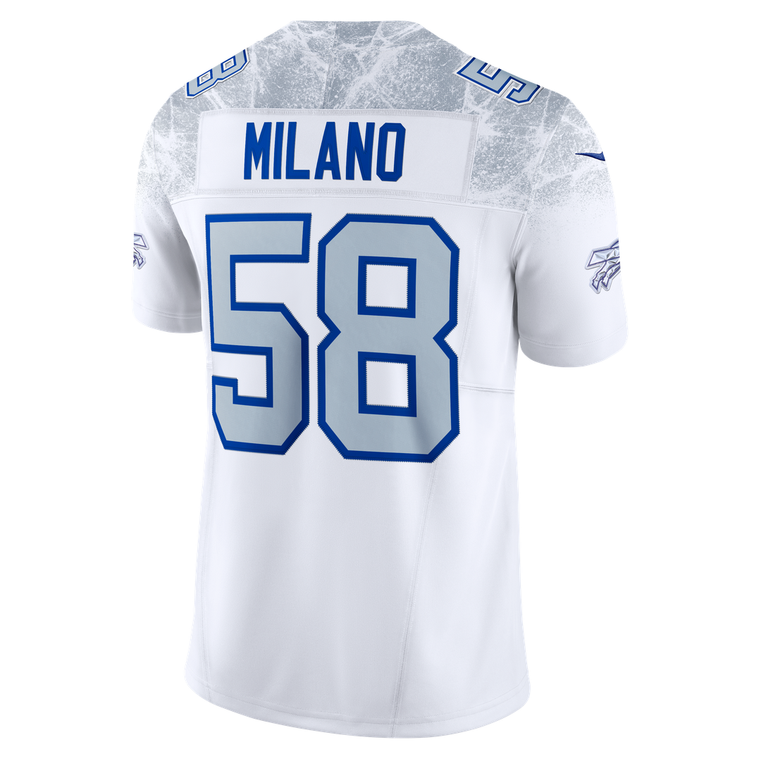 Buffalo Bills Matt Milano Nike White Rivalries Collection Stitched Limited Jersey