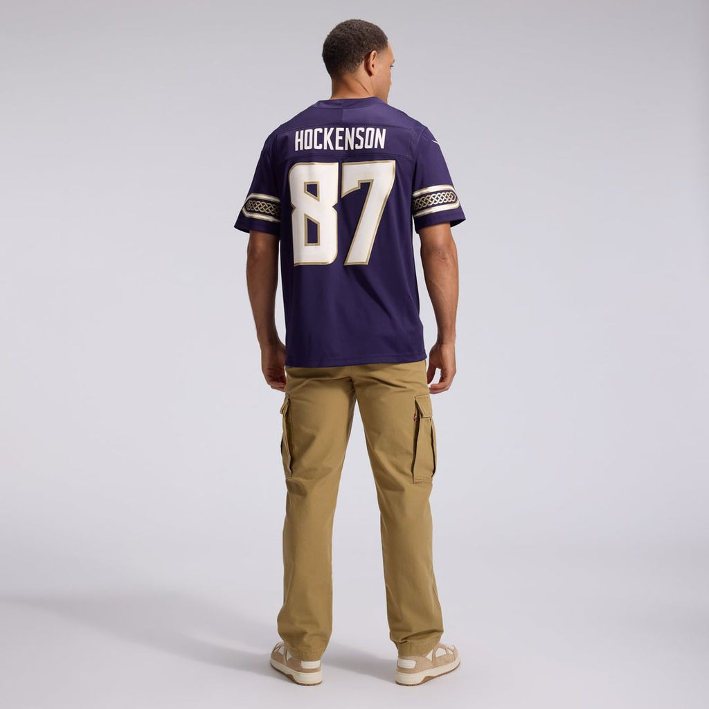 Minnesota Vikings T.J. Hockenson Nike Purple 2026 Rivalries Collection Stitched Limited Jersey