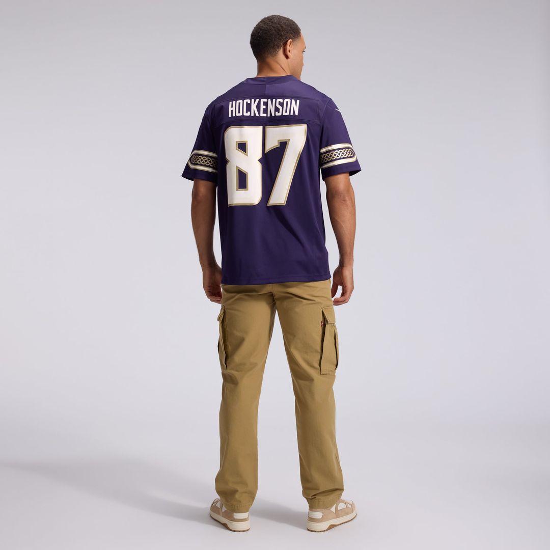 Minnesota Vikings T.J. Hockenson Nike Purple 2026 Rivalries Collection Stitched Limited Jersey