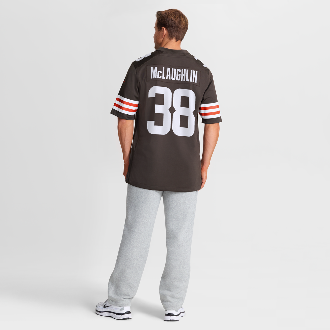 Cleveland Browns Jaleel McLaughlin Nike Brown Team Game Jersey