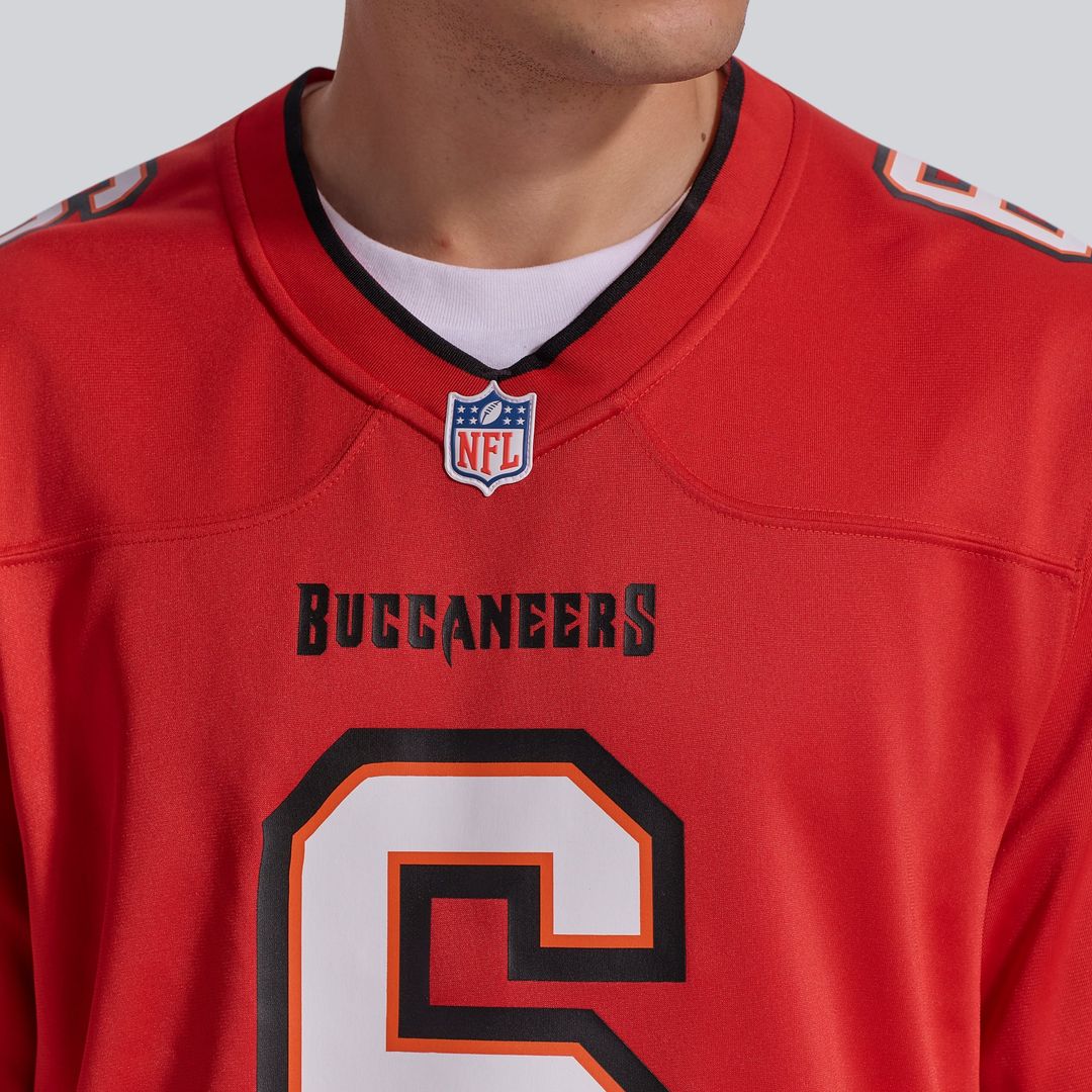 Tampa Bay Buccaneers Baker Mayfield Nike White Away Game Jersey