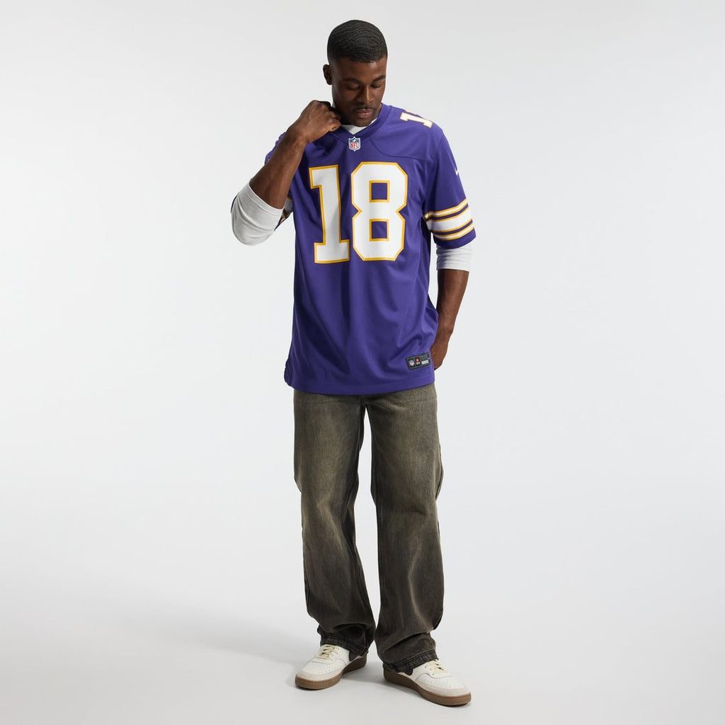 Minnesota Vikings Justin Jefferson Nike White Alternate Game Player Jersey