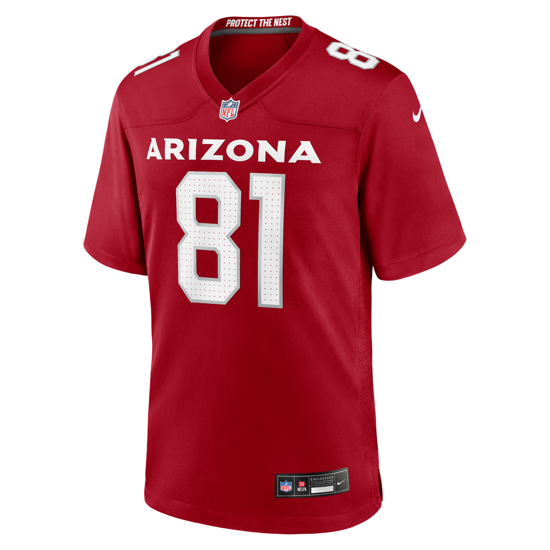 Arizona Cardinals Travis Vokolek Nike Cardinal Team Game Jersey