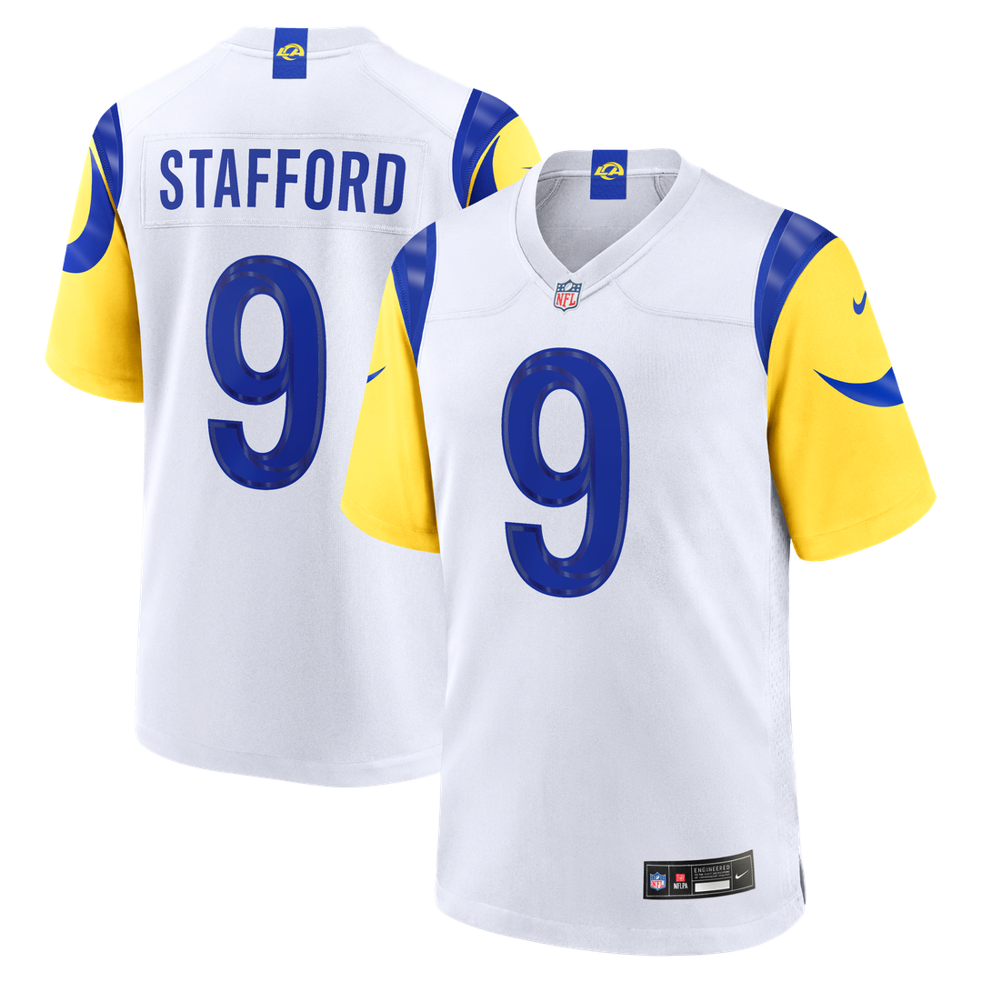 Los Angeles Rams Matthew Stafford Nike White White Game Player Jersey