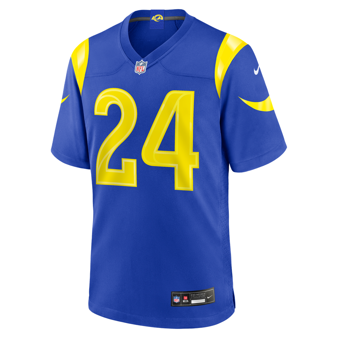 Los Angeles Rams Blake Corum Nike Royal Game Jersey