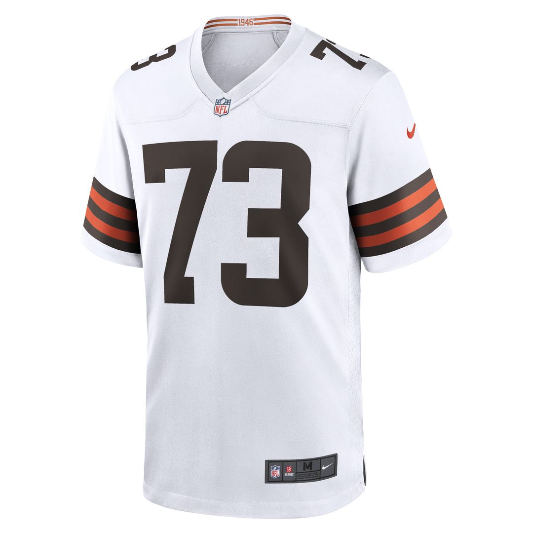 Cleveland Browns Joe Thomas Nike White Retired Game Player Jersey