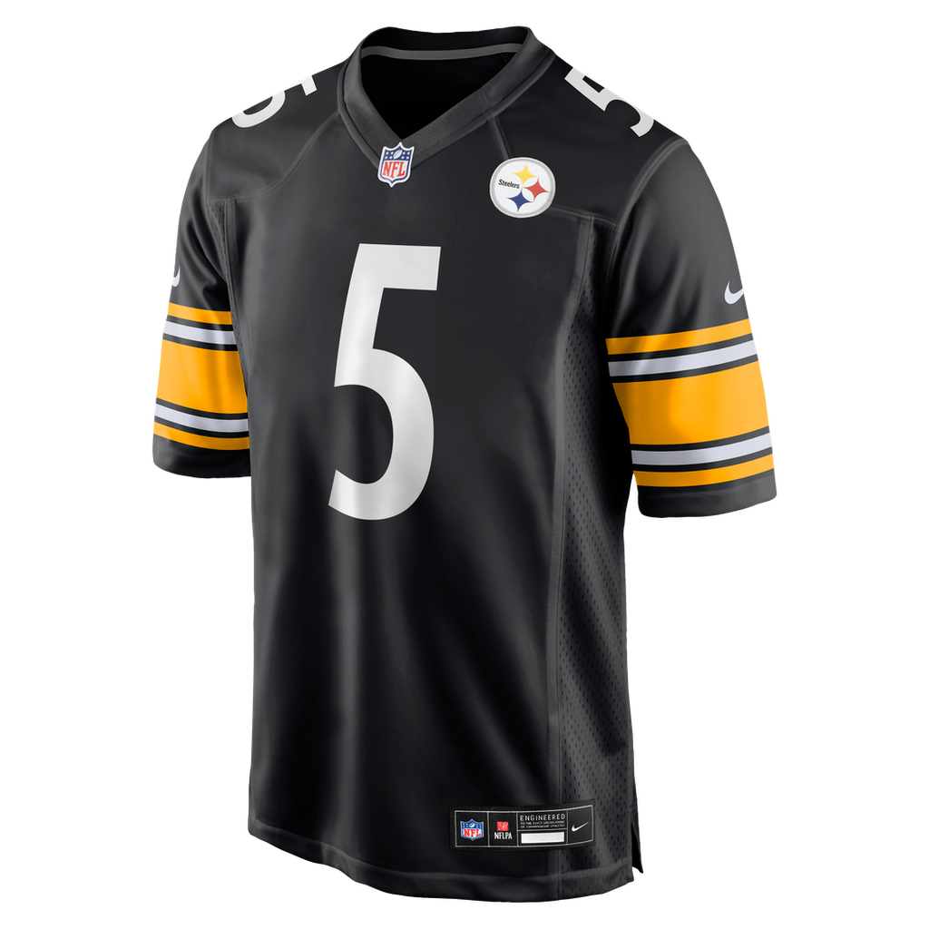 Pittsburgh Steelers Cameron Johnston Nike Black Game Jersey