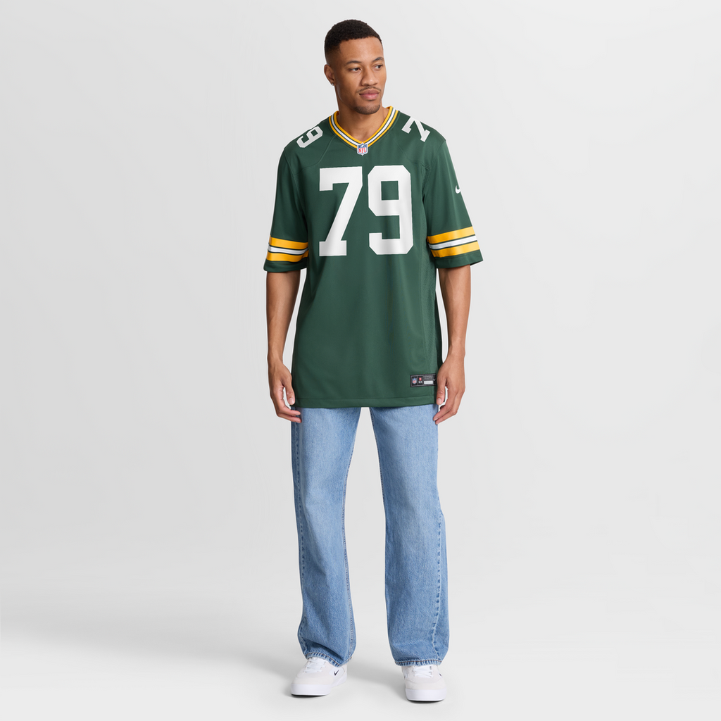 Green Bay Packers Travis Glover Nike Green Game Jersey