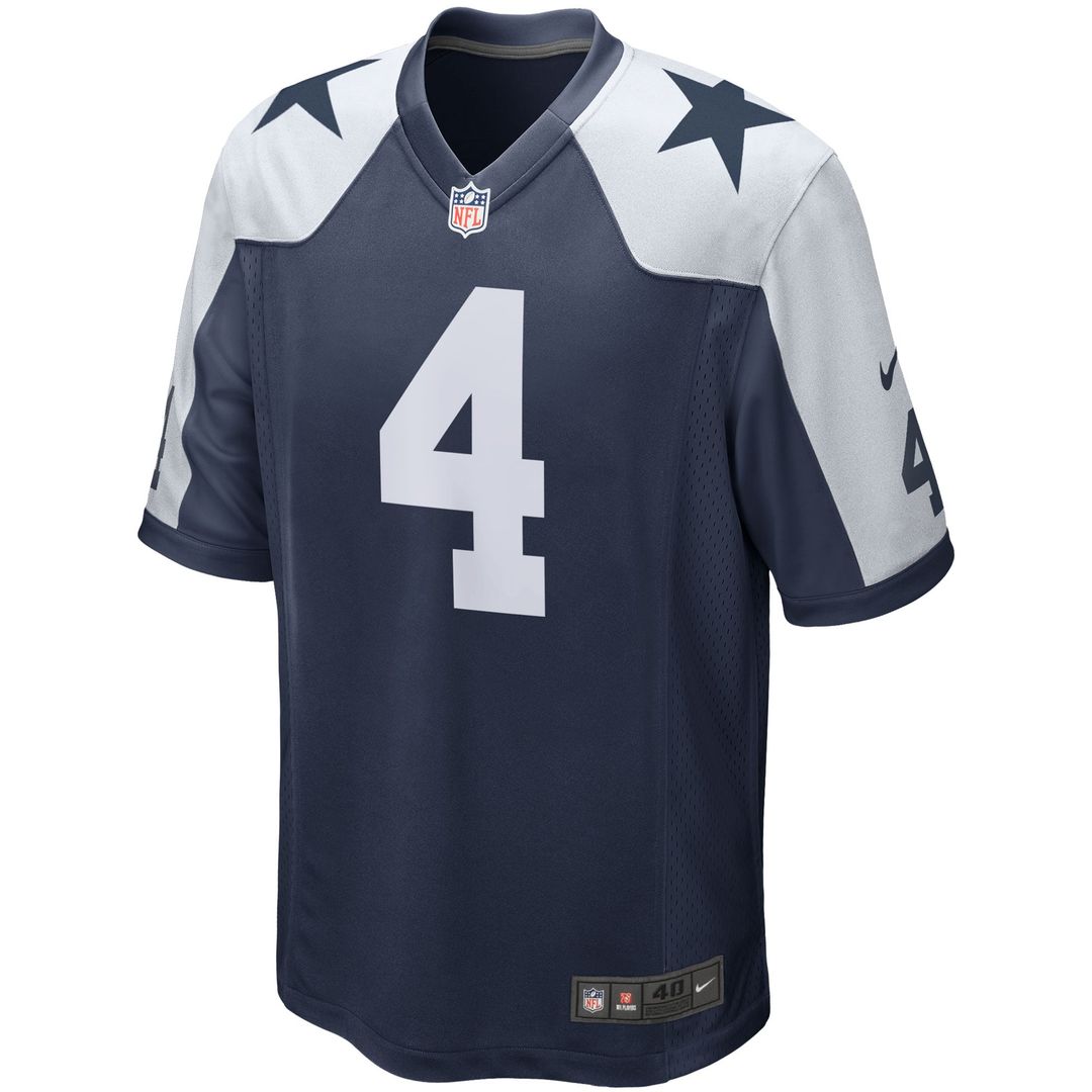 Dallas Cowboys Dak Prescott Nike White Alternate Game Team Jersey