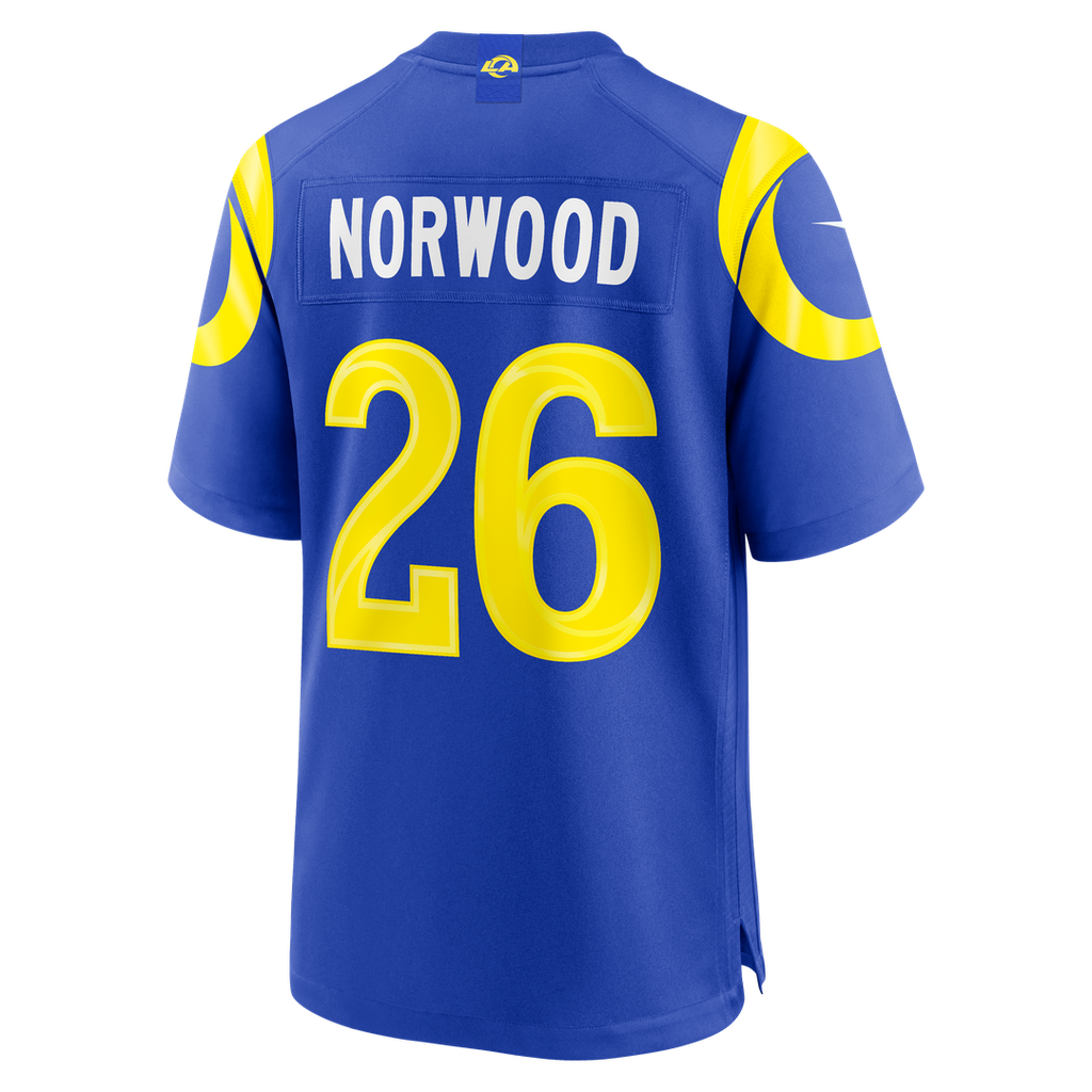 Los Angeles Rams Drey Norwood Nike Royal Game Jersey
