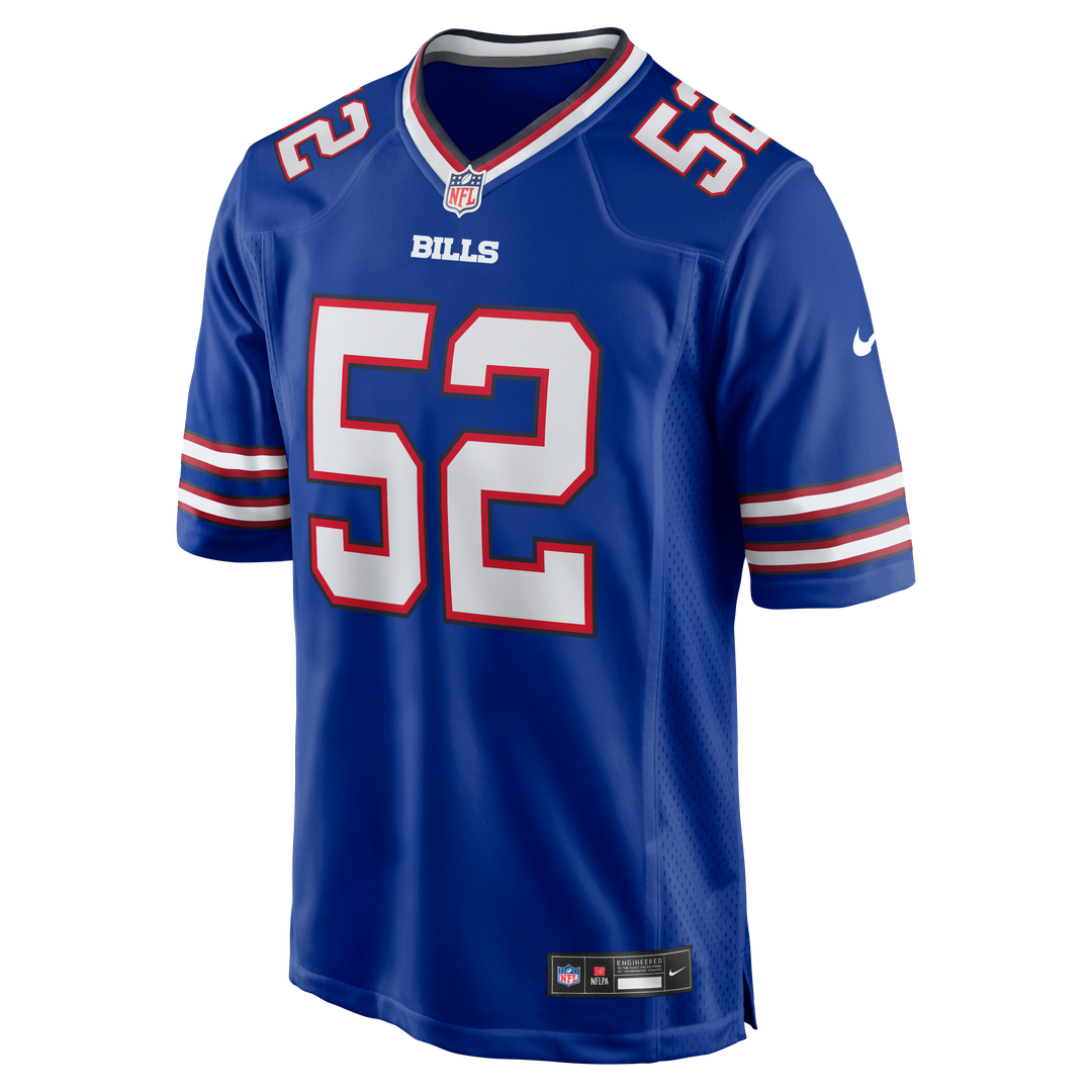 Buffalo Bills Kaleb Elarms-Orr Nike Royal Team Game Jersey