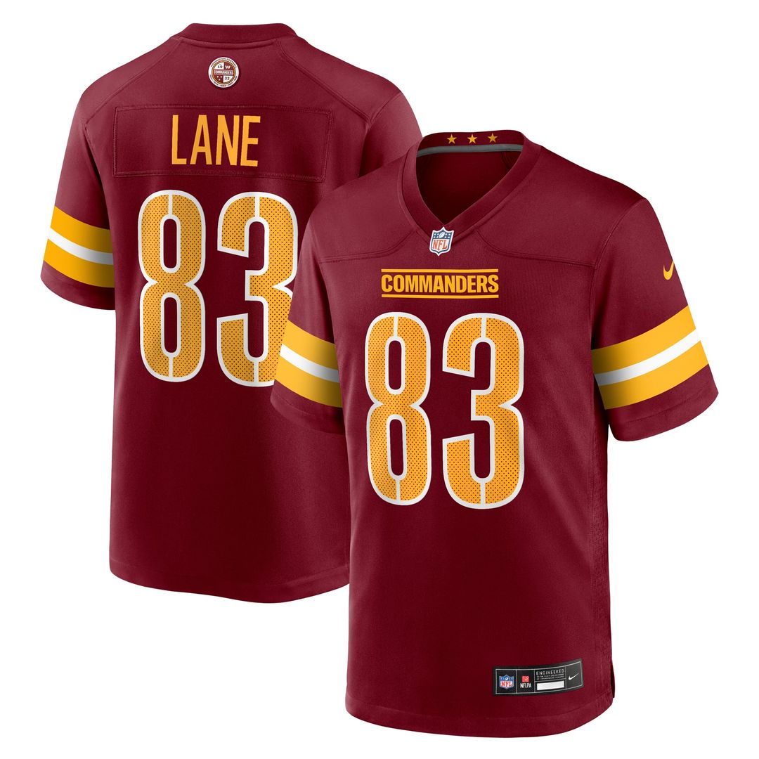 Washington Commanders Jaylin Lane Nike Burgundy Team Game Jersey