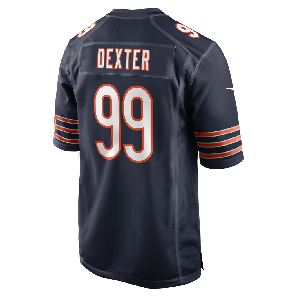 Chicago Bears Gervon Dexter Sr Nike Navy Team Game Jersey