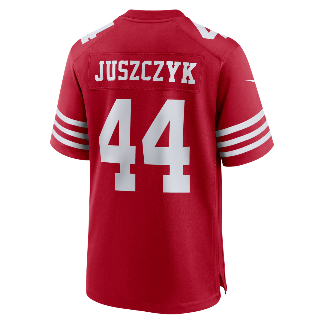 San Francisco 49ers Kyle Juszczyk Nike Scarlet 80th Anniversary Game Jersey