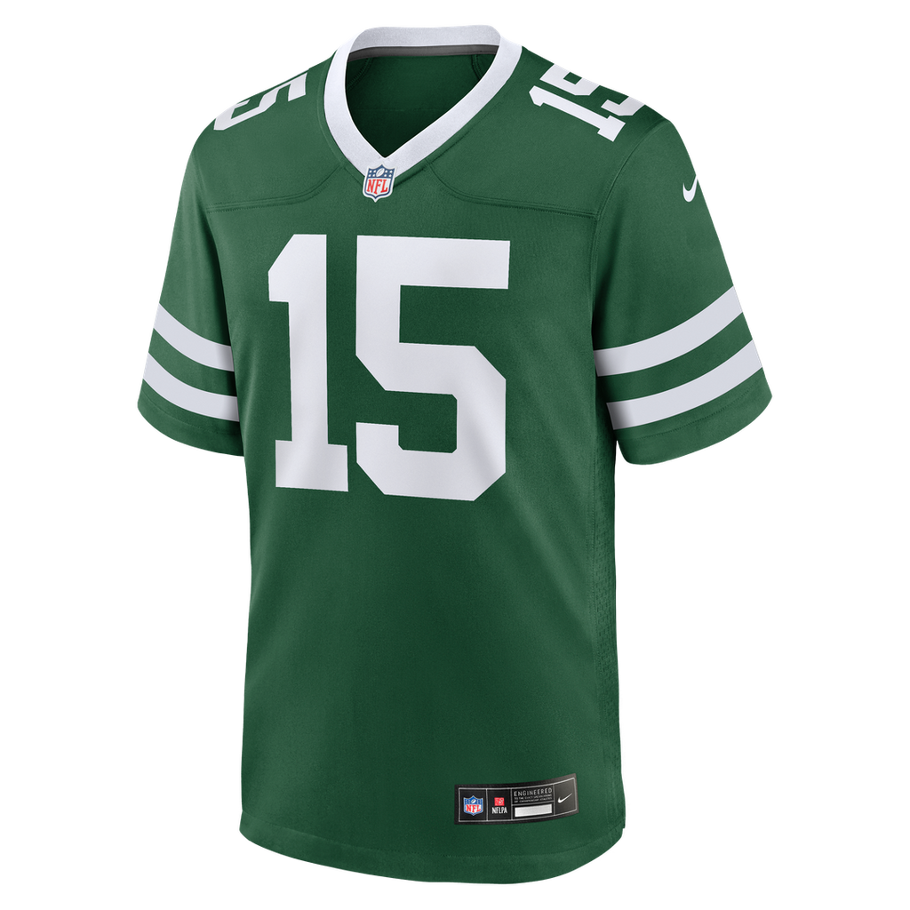 New York Jets Adonai Mitchell Nike Legacy Green Team Game Jersey