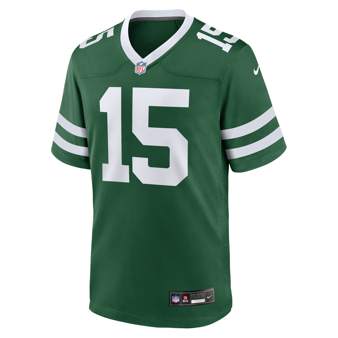 New York Jets Adonai Mitchell Nike Legacy Green Team Game Jersey