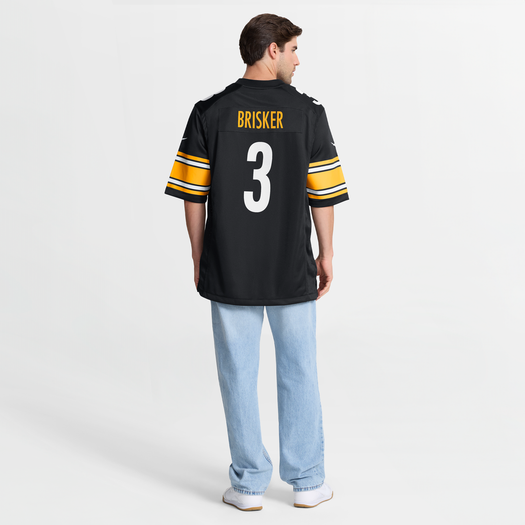 Pittsburgh Steelers Jaquan Brisker Nike Black Team Game Jersey